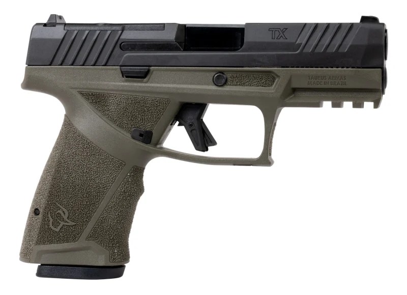 Taurus TX 9MM CMPCT ODG/BK 4″ 15+1 OR 1-TX9C441-OD