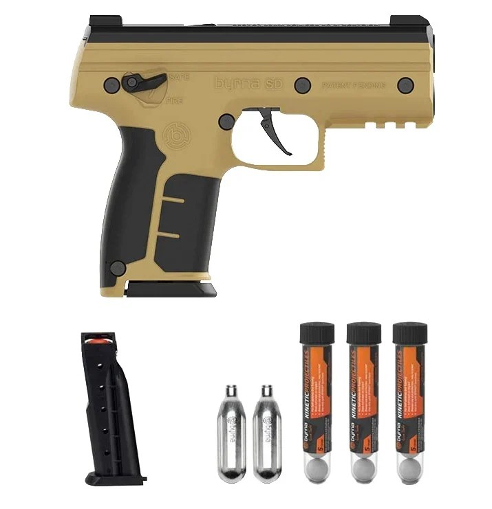 Byrna Technologies BYRNA SD KINETIC KIT TAN SK68300_TAN_KINETIC .68 CAL