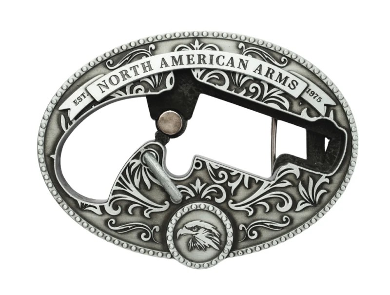 North American Arms MAGNUM OVAL ORNATE BELT BUCKLE BBO-MS