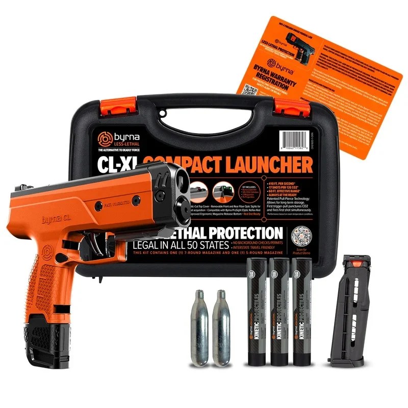 Byrna Technologies BYRNA CL-XL UNIVERSAL KIT ORNG CK61600-1-ORN | .61 CALIBER