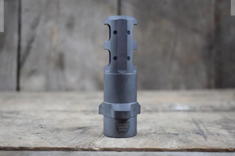Gemtech TRI-LOCK 338LAP MB 5/8-24 12143 | 5/8-24 MUZZLE BRAKE