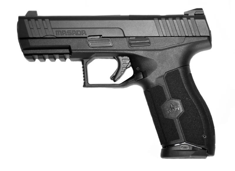 IWI – Israel Weapon Industries MASADA OR 9MM POLY 4″ BLK 17+1 (2) 17RD MAGS | OPTICS READY