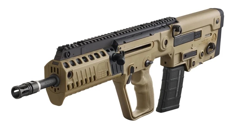 IWI – Israel Weapon Industries TAVOR X95 300BLK FDE 16.5 30+1 FLATTOP/BULL PUP/BUIS W/TRITM