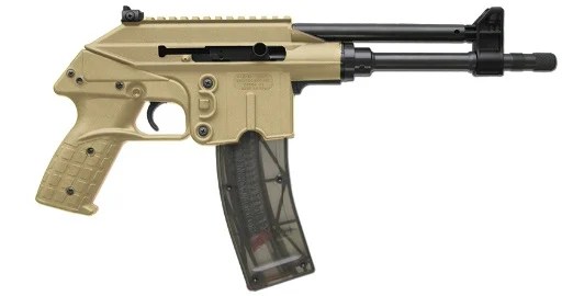 Keltec PLR-22 22LR BL/TAN 10.1″ 26+1 PICATINNY RAIL
