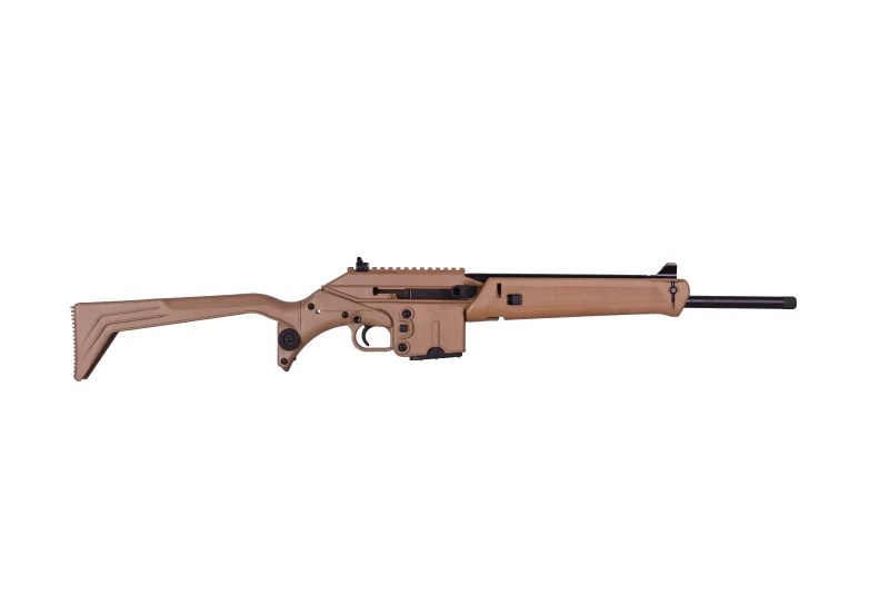 Keltec SU-16C 223REM BL/TAN 16″ 10+1 CAN BE FIRED WITH STOCK FOLDED