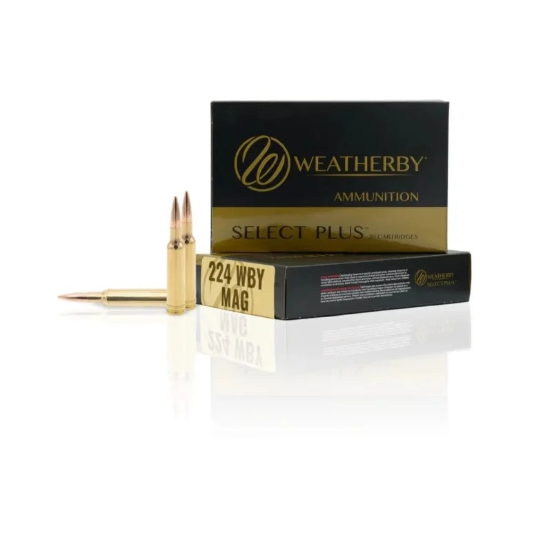 Weatherby 224WBY 80.5GR BERGER FBT SELECT PLUS 20RD BOX