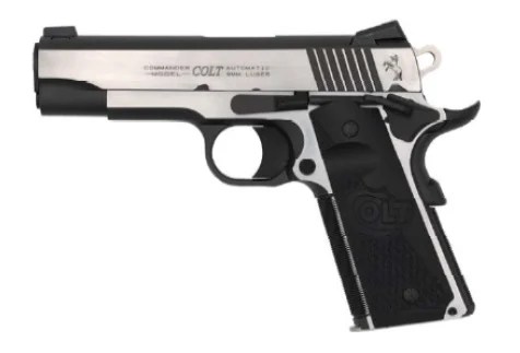 Colt COMBAT ELITE CMNDR 9MM SS/BK 4.25″ BBL | NIGHT SIGHTS