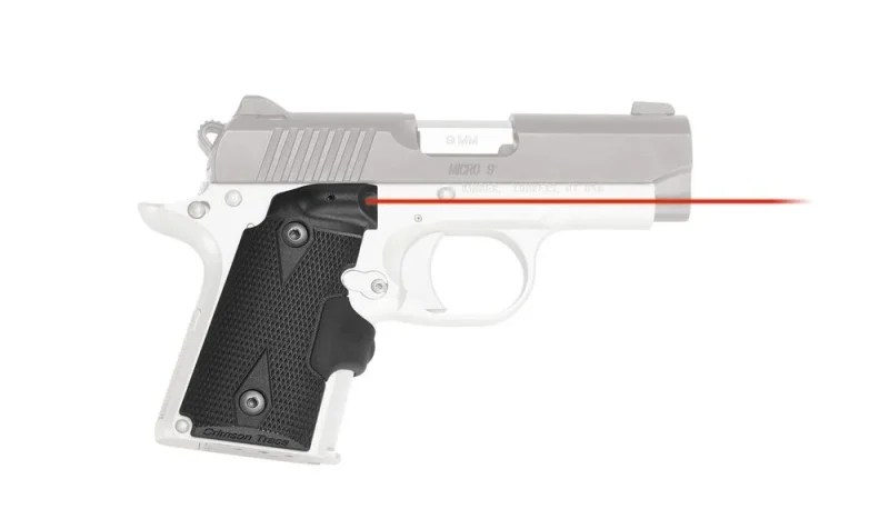 Crimson Trace LASERGRIP KIMBER MICRO 9 BLK LG-409 | RED LASER