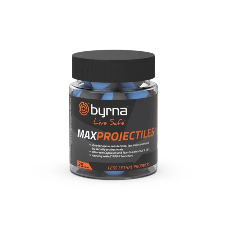 Byrna Technologies BYRNA MAX PROJECTILES 25PK HH68315 | .68 CALIBER
