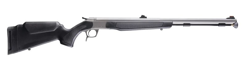 CVA OPTIMA .50CAL SS/BLK SIGHTS FIBER OPTIC SIGHTS