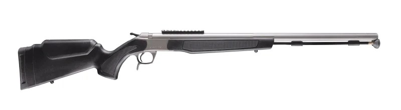 CVA OPTIMA .50CAL SS/BLK RAIL 0 MOA PICATINNY RAIL