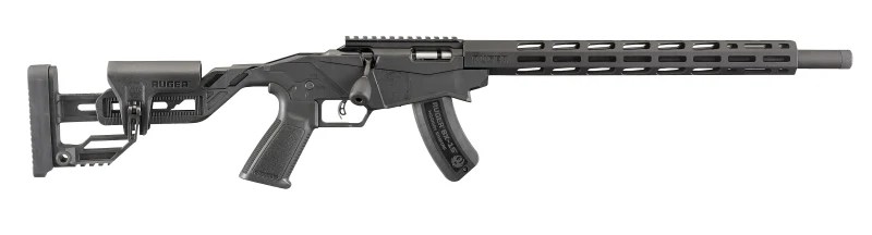 Ruger PRECISION 17HMR 18″ BK 15+1 TB 8402 | THREADED BBL|BX-15 MAG