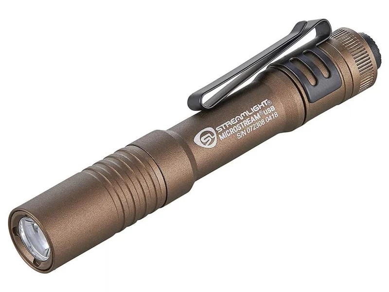 Streamlight MICROSTREAM USB 250LM COYOTE POCKET FLASHLIGHT