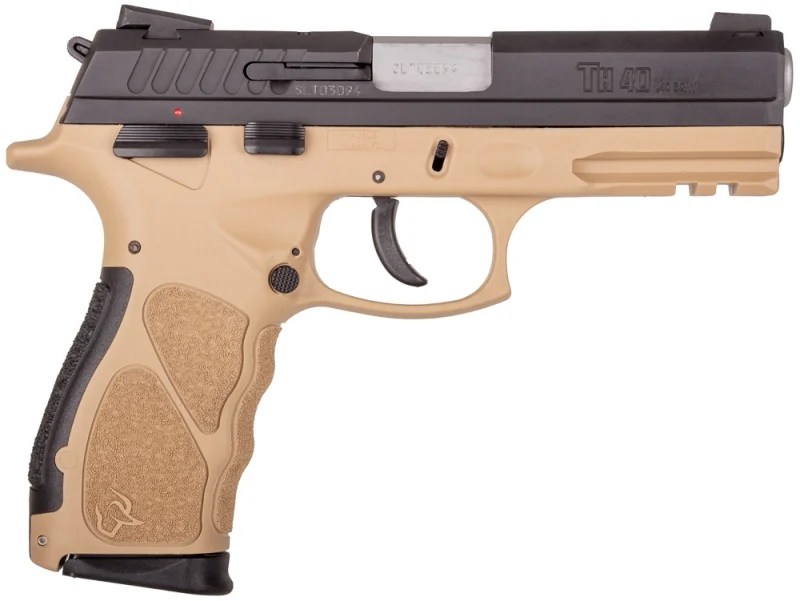 Taurus TH40 40S&W BLK/FDE 4.3″ 15+1 # 1-TH40041T|ADJ SIGHTS|2 MAGS