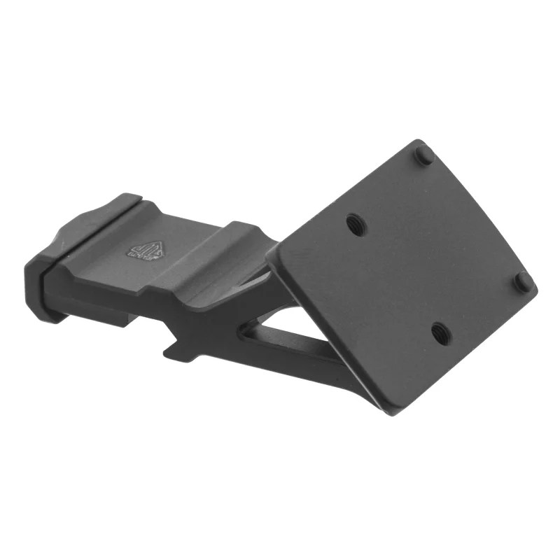 Leapers, Inc. – UTG Picatinny Optic Mount, Red Dot Mount, RMR Footprint, 45 Degree Offset, Anodized Finish, Black