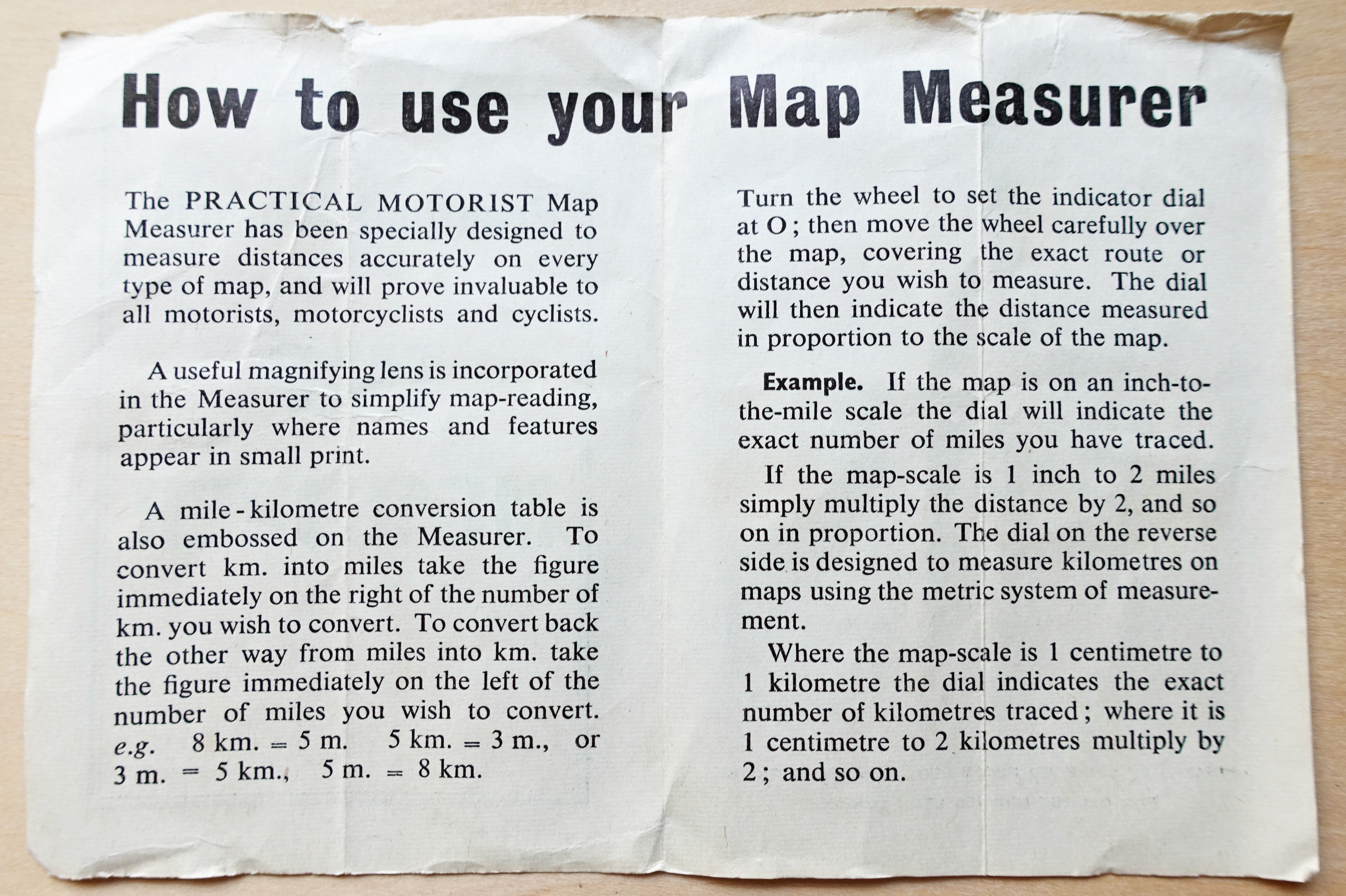 Map Measurer Of The Month The Practical Motorist Map Measurer Three 