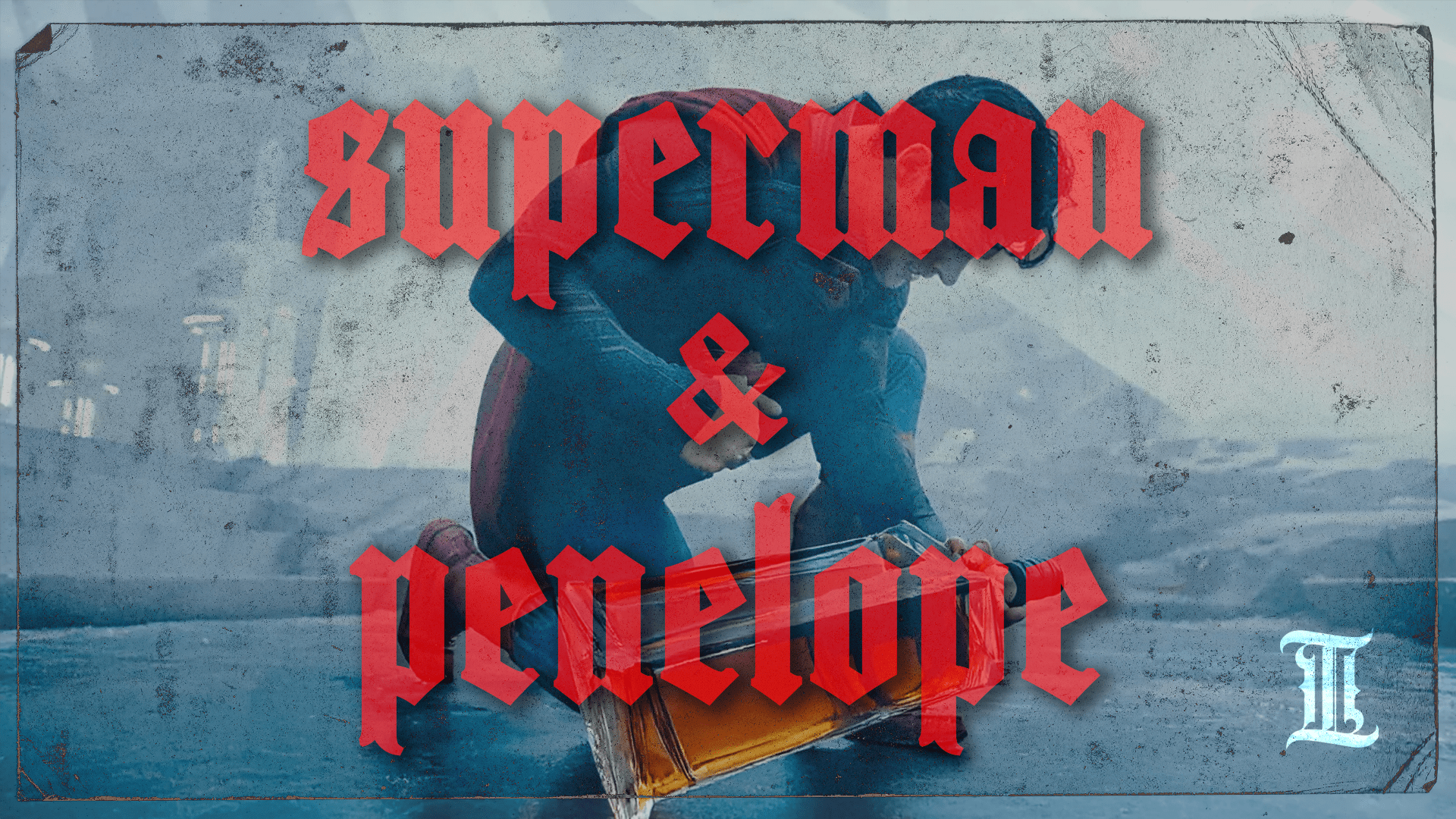 superman movie 2025 holding bourbon bottle