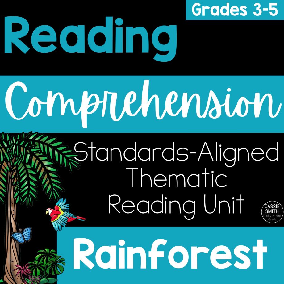 Apply information learned to utilize instructional activities featured on the resource board. Rainforests Main Idea Context Clues Reasons That Support Ela Unit Grades 3 5 Thrifty In Third Grade