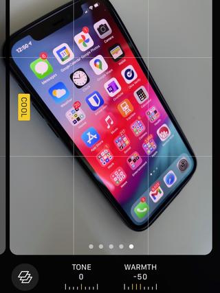 Setting photographic styles in the camera app with iPhone 13