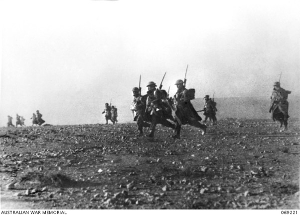 North Africa, 6 January 1941: Australian troops advance into Bardia.