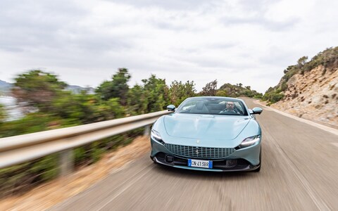 The Spider is capable of doing 0-62mph in 3.4 sec | Ferrari Roma Spider Review: A Soft-Top Ferrari For Hardcore Fans