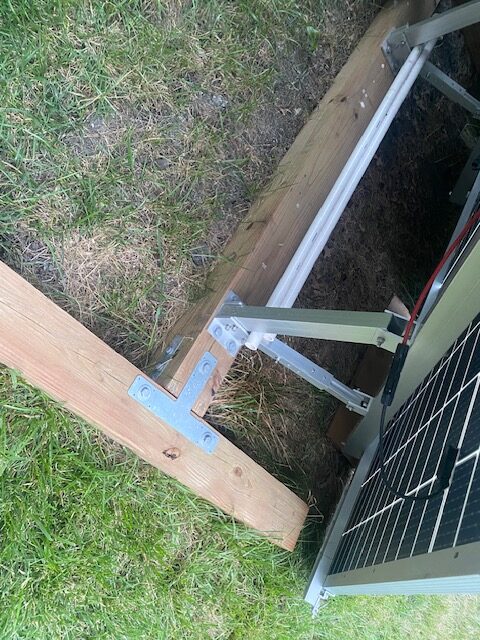 solar panel rack