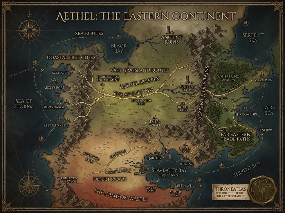Game Of Thrones Maps Westeros Essos Known World Atlas 2026 ThroneAtlas Essos Map Card.webp