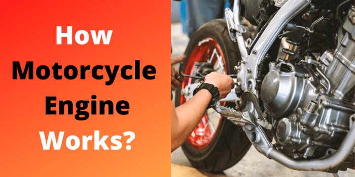 How does bike engine work
