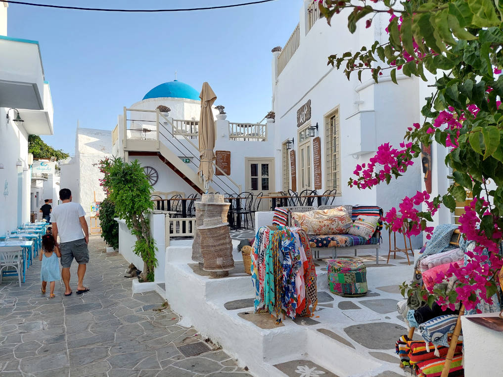 Shops in the Apollonia, Sifnos