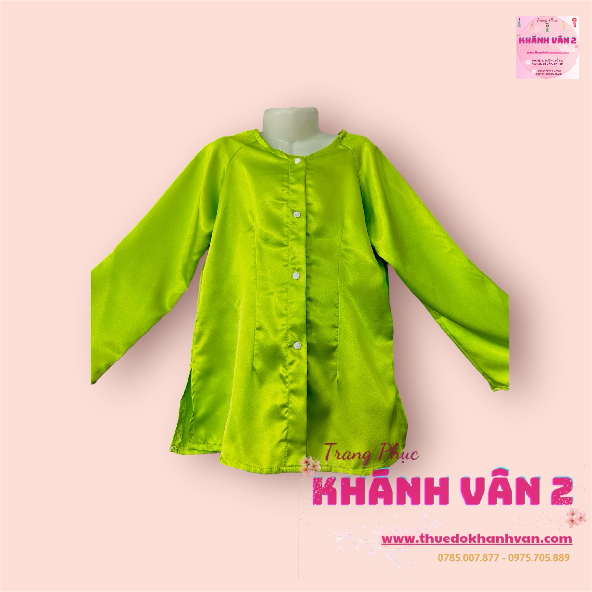 áo bà ba phi bóng xanh chuối tiểu học (5)