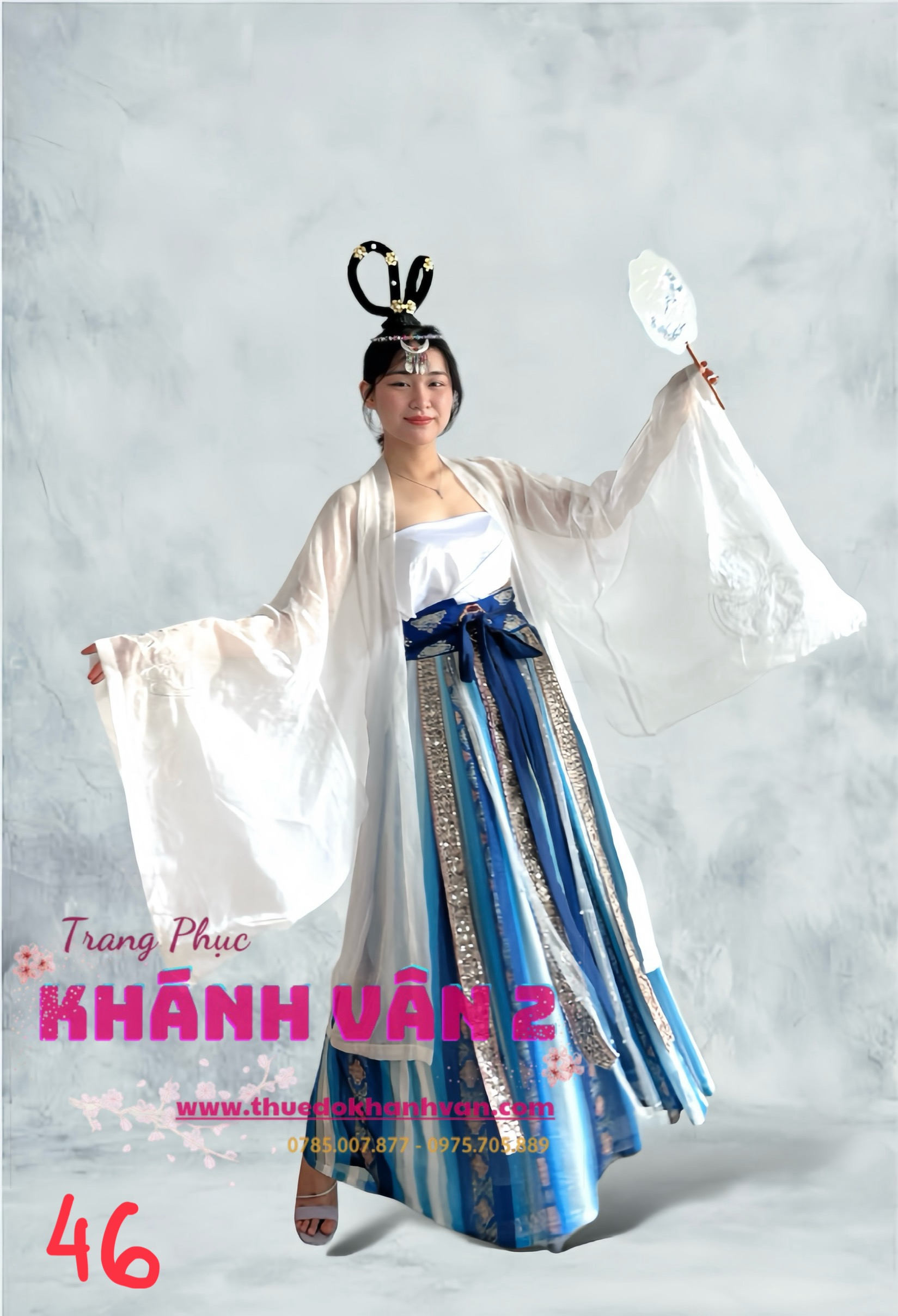 46. hằng nga 3 món + cài tóc giả + vòng đầu (17)