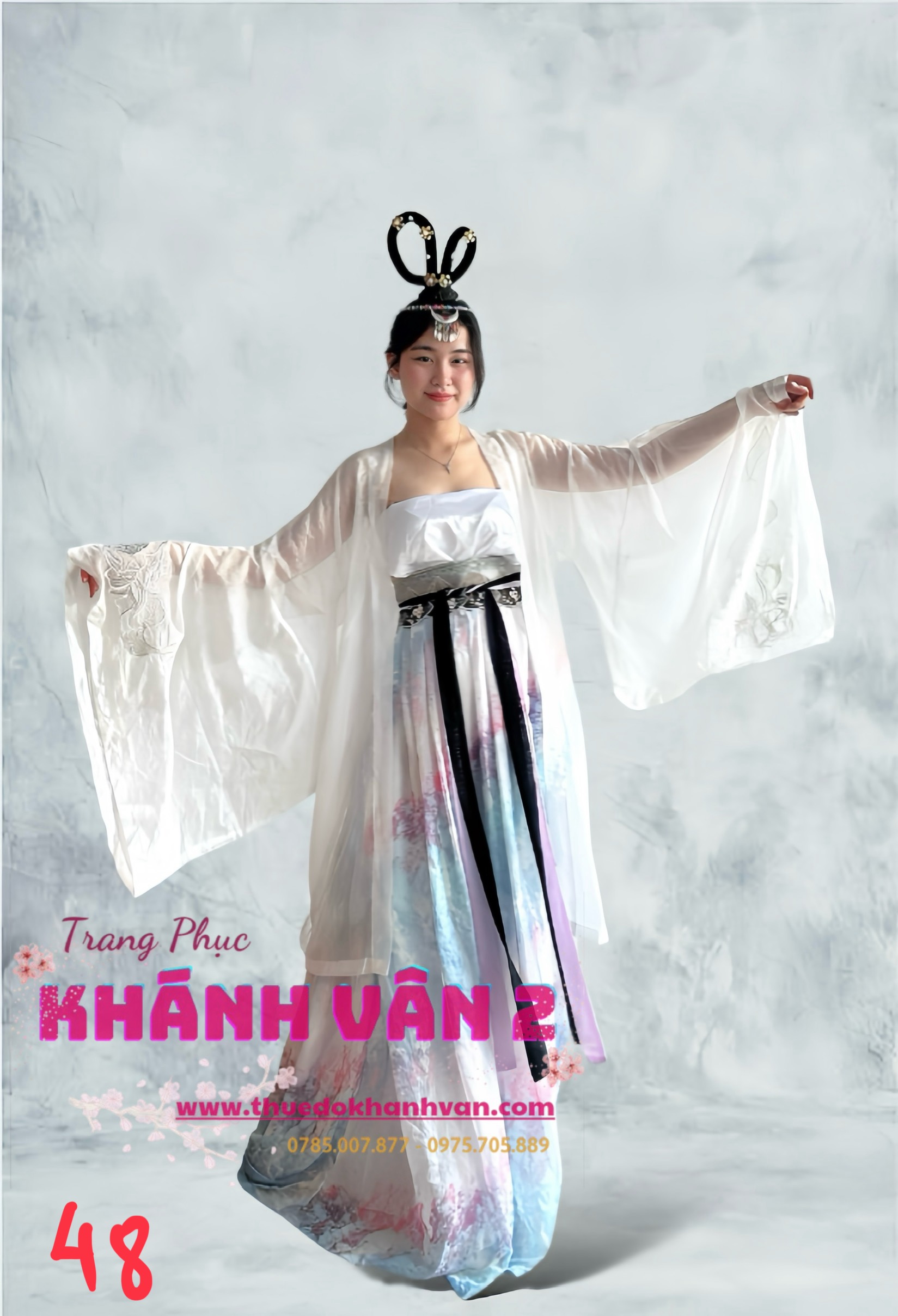 48. hằng nga 3 món + cài tóc giả + vòng đầu (16)