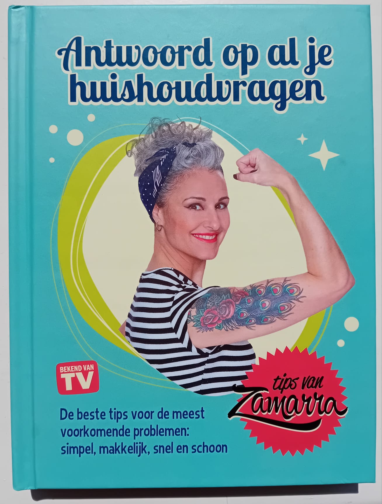 Omslag boekje "Antwoord op al je huishoudvragen"
