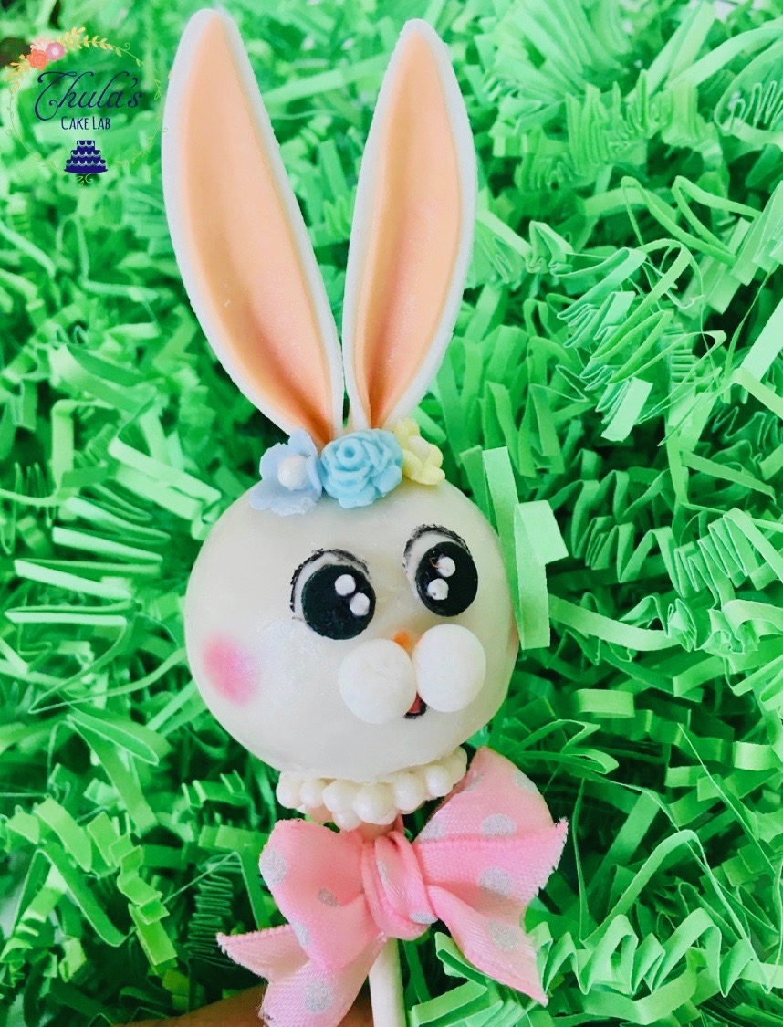 Cute Bunny Cake Pops | Thula's Cake Lab