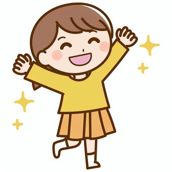 嬉しい楽しいイラスト／無料イラストなら「イラストac」