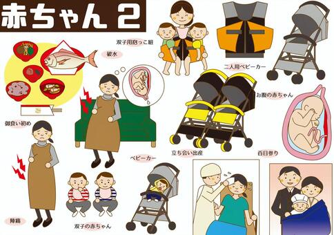 立ち会い出産イラスト／無料イラスト/フリー素材なら「イラストac」