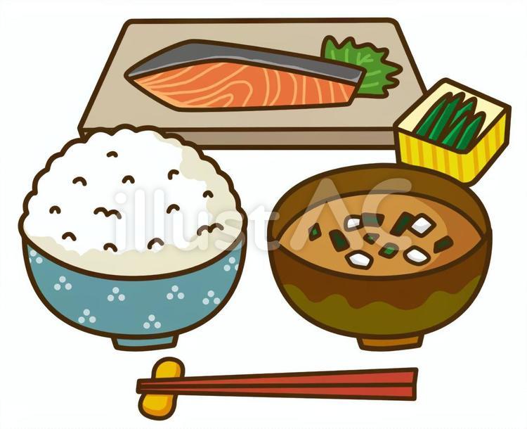 朝食イラスト
