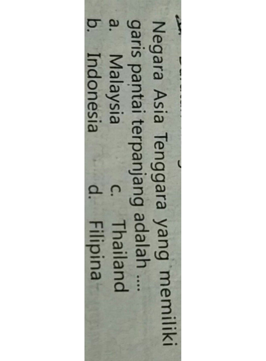 Selain terletak diantara 2 benua dan 2 samudra wilayah indonesia berbatasan dengan negara lain didaratan sebutkan demikian yang dapat teknikarea bagikan, tentang berapakah luas wilayah indonesia. 3 4 B Batas Sebelah Utara Dar See How To Solve It At Qanda