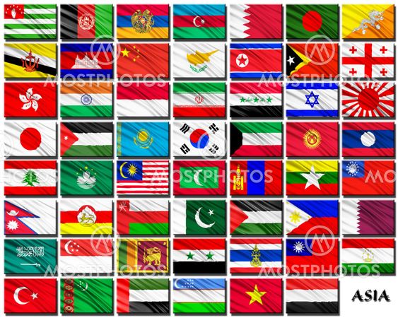 Country flags of the world (list of all 254) · flag of afghanistan afghanistan · flag of åland islands åland islands · flag of albania albania · flag of algeria . Flags Of Asian Countries In By Elfik Mostphotos