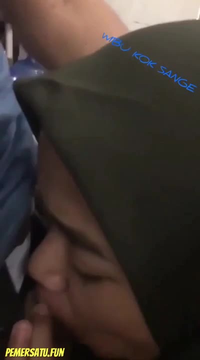 1 Jilbab Hitam Kalau Nyepong Bikin Ketagihan Part