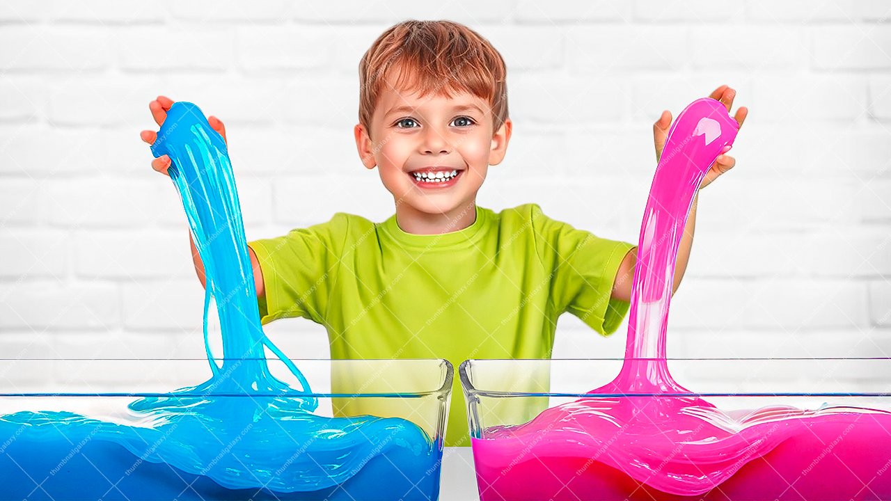 kids youtube thumbnail, template, psd