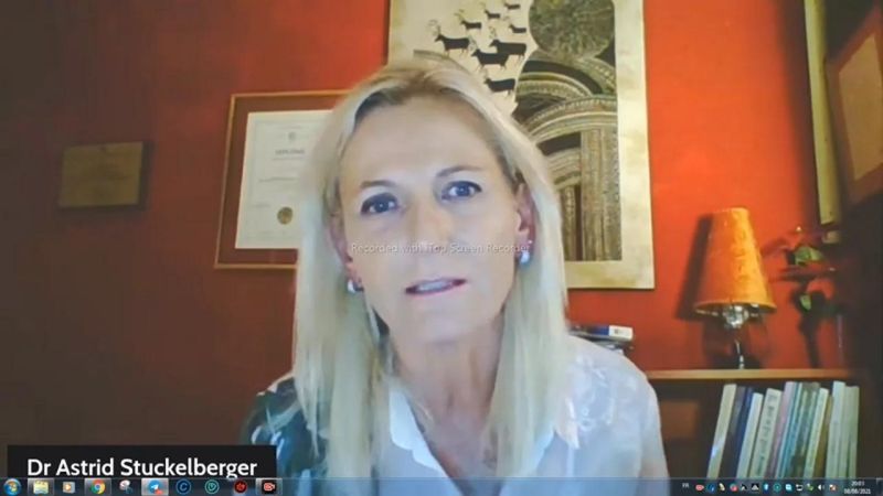 Dr Astrid Stuckelberger Sur Launetv - Professional Landscape Background - Desktop