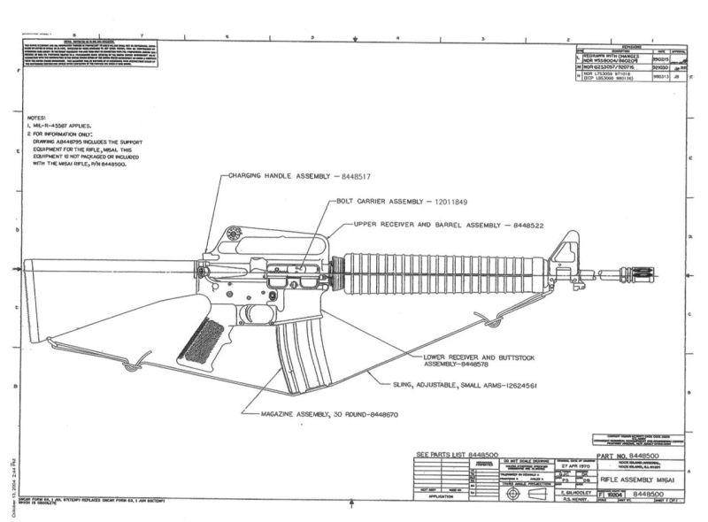M16 Technical Data Package Pdf - Download Classic Vintage Wallpaper | Retina