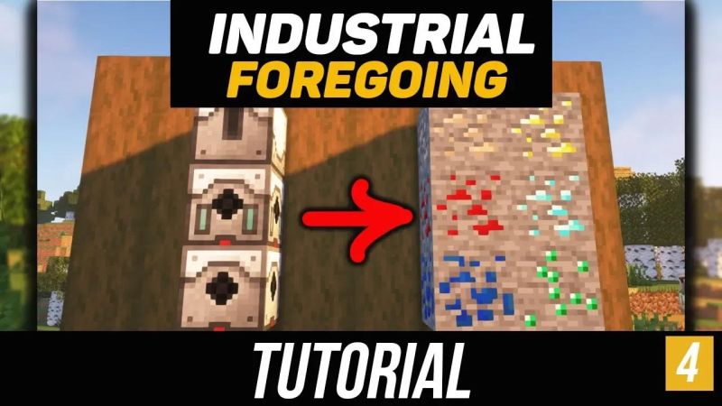 Industrial Foregoing Tutorial Guide 1 16 5 Resource Production Minecraft Java Edition - Artistic Geometric Photo - 4K