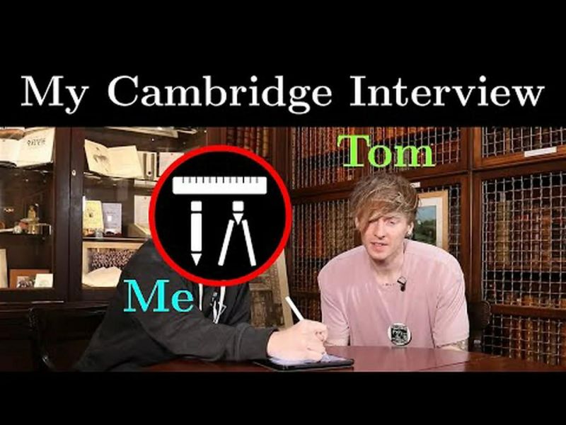 Cambridge Maths Interview Questions - Modern Mobile Space Arts | Free Download