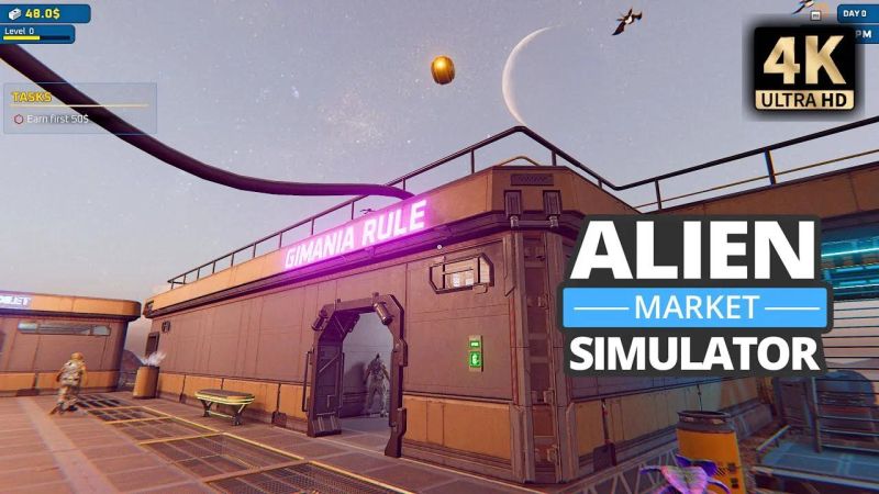 Alien Market Simulator Ign - Stunning 8K Sunset Illustrations | Free Download