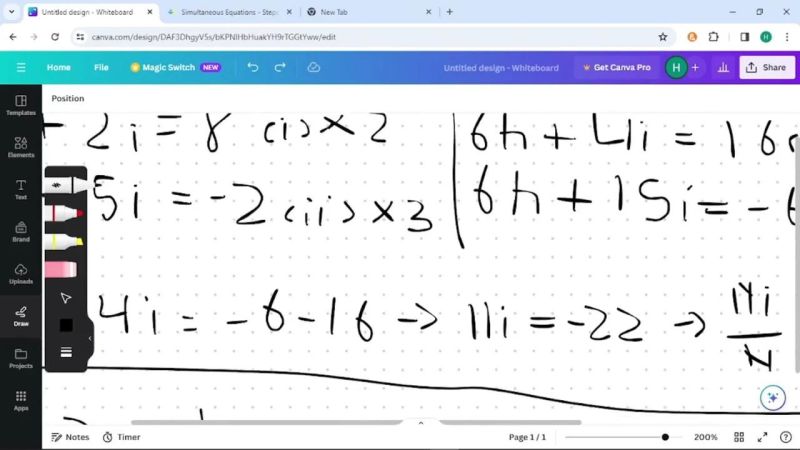 Simultaneous Equation Solving Simultaneous Equations Mathematics - Stunning Gradient Background - Ultra HD