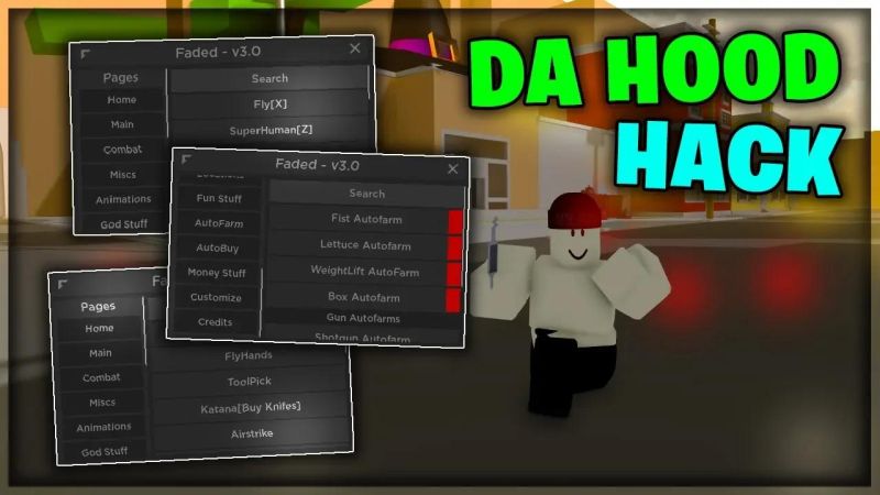 Roblox Da Hood Hack Da Hood Script Gui Working - Premium Abstract Photo Gallery - Retina