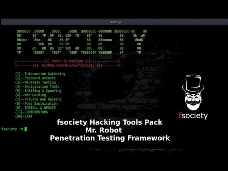 Fsociety Hacking Tools Pack A Penetration Testing Framework Kali Linux - HD Nature Illustrations for Desktop