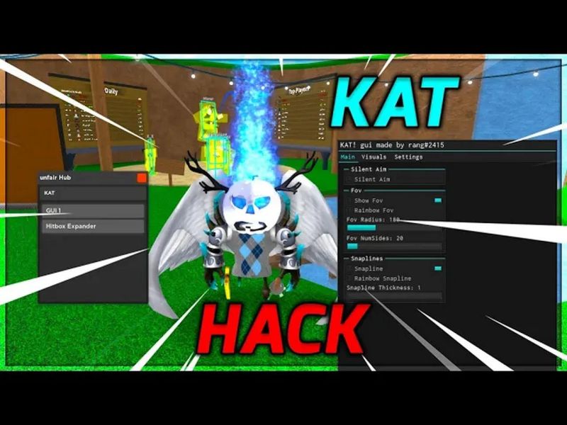 Roblox Op Kat Hack Script Gui Hitbox Expander Exploit - Geometric Pattern Collection - 4K Quality